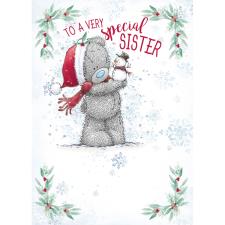 Very Special Sister Me to You Bear Christmas Card Image Preview